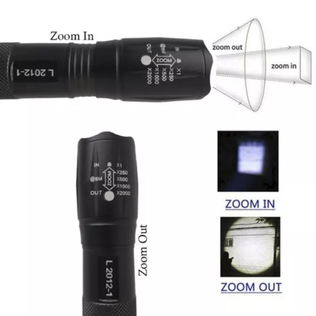 Miniatura 4 de Linterna Recargable Luz Led